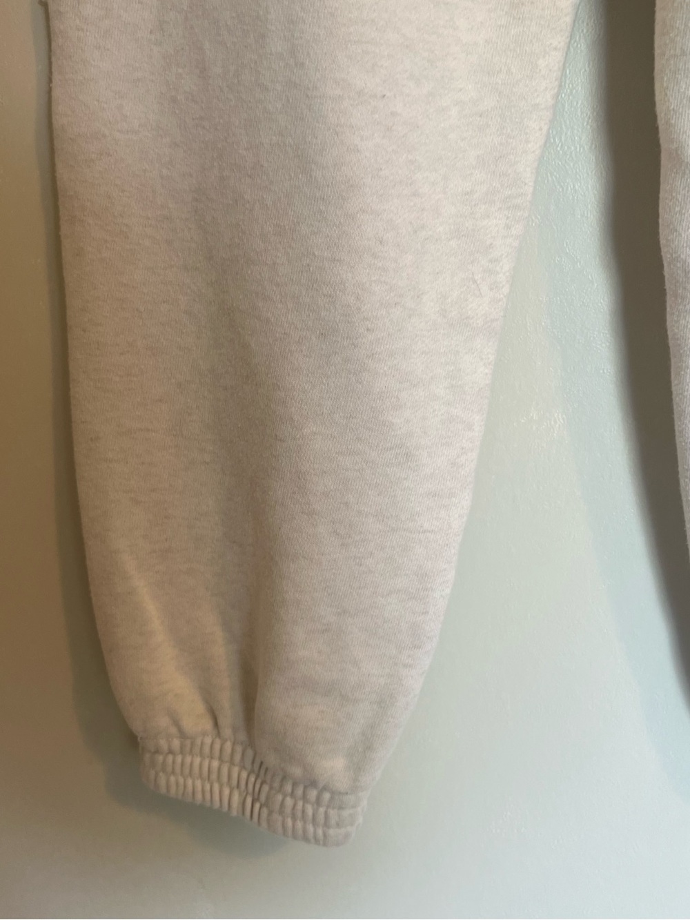 aerie Cream Sweatpants with Colorful 'LOVE' Letter Patches - Picture 11 of 12